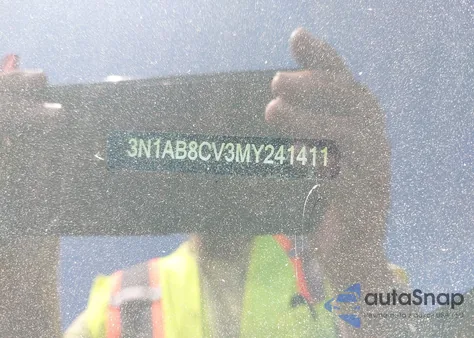 2021 Nissan Sentra Sv Xtronic Cvt from USA, damaged, VIN 3N1AB8CV3MY241411